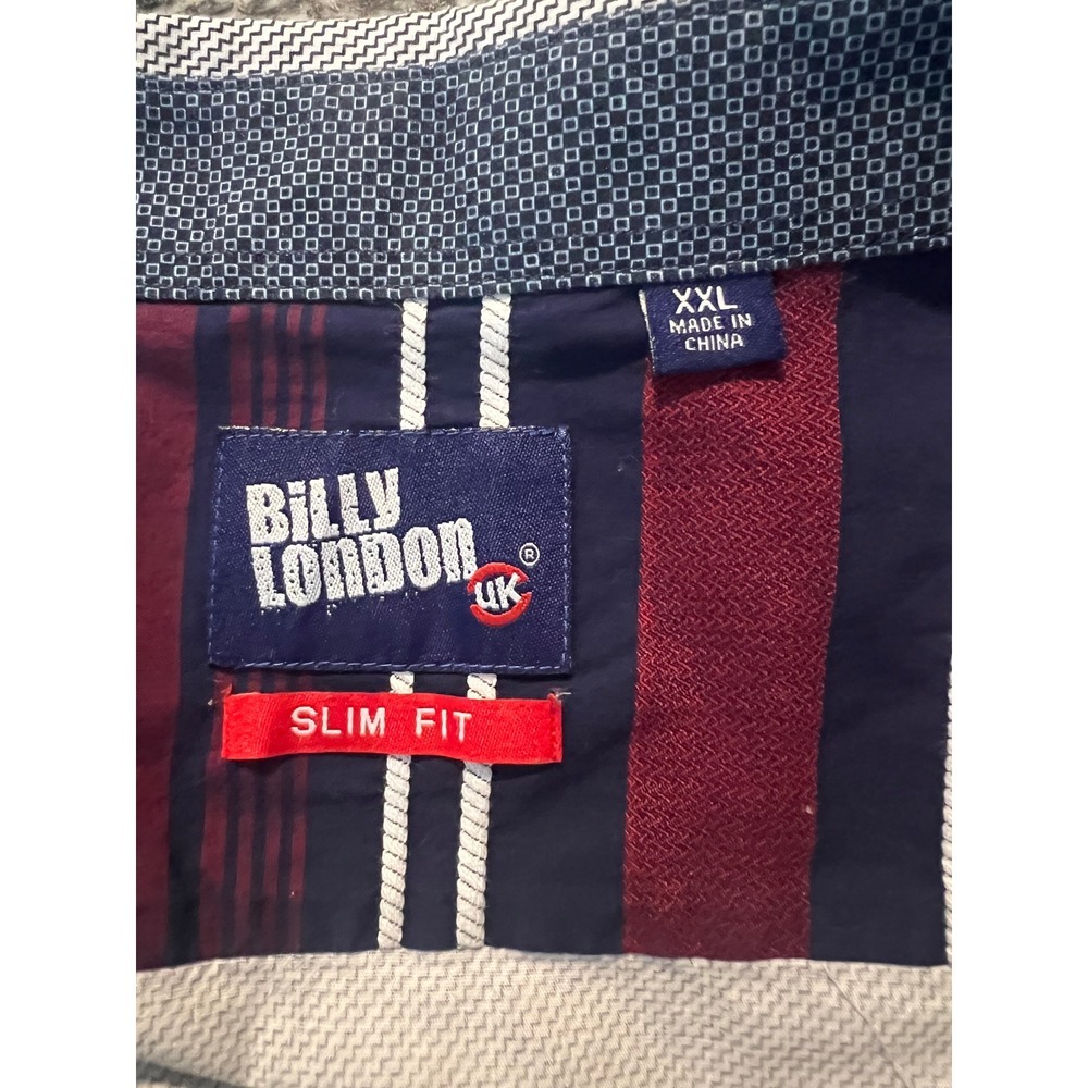 Billy London UK Mens XXL Slim Fit Button Down Shirt (0866) - Picture 5 of 11